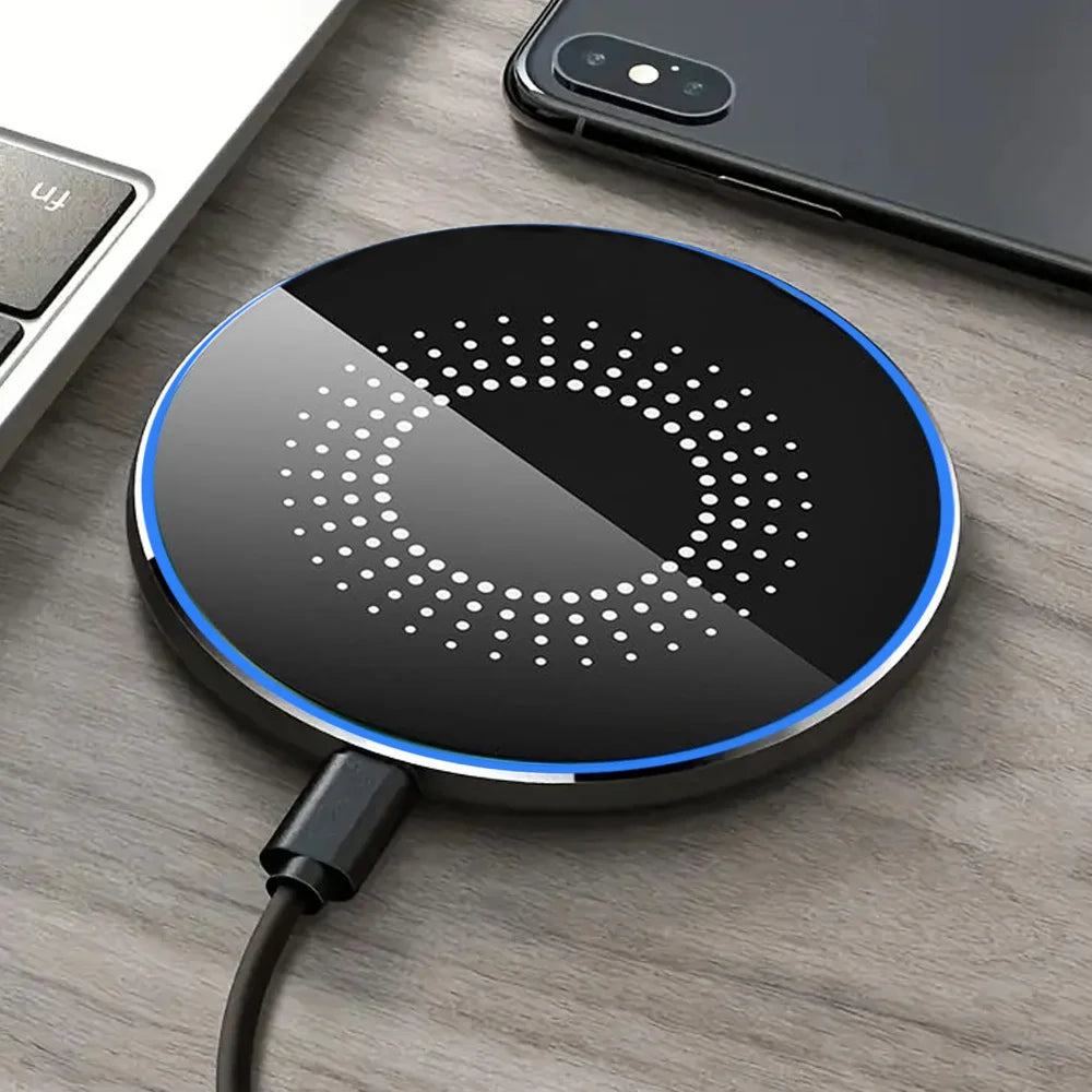 15W Fast Magnetic Wireless Charger | for IPhone17 16 15 14 13 Pro XS Max Mini X XR, USB Connector, Travel Operating Voltage ≤36