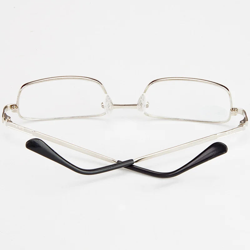 Reading Glasses Real Glass Lens Men Women Square Full Frame Presbyopic Glasses Anti-Scratch Diopter Eyewear +1.5 2.0 2.5