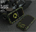 Heavy Duty Metal Aluminum Phone Case for iPhone 14 13 12 11 Pro Max XR XS 6 6S 7 8 Plus X SE Doom Armor Shockproof Case Cover