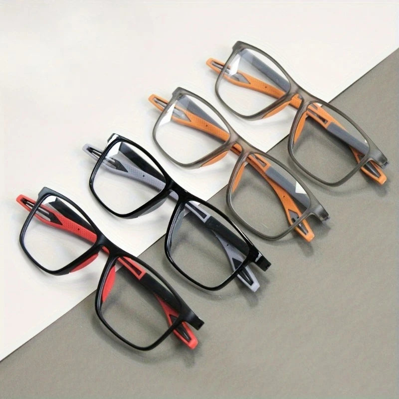 4pcs Reading Glasses Box Men's Reading Glasses New Fashion Decorative Glasses