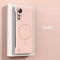 For Magsafe Frameless Magnetic Wireless Charging Phone Case For Xiaomi 12 Pro 12X Xiaomi12 Pro 5G Slim Hard Back Cover