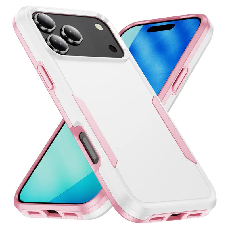 Heavy Duty Armor Shockproof Phone Case for IPhone 18 Promax 17 Air 16 15 14 Plus 13 12 11 Pro Max Hard PC Protector Back Cover