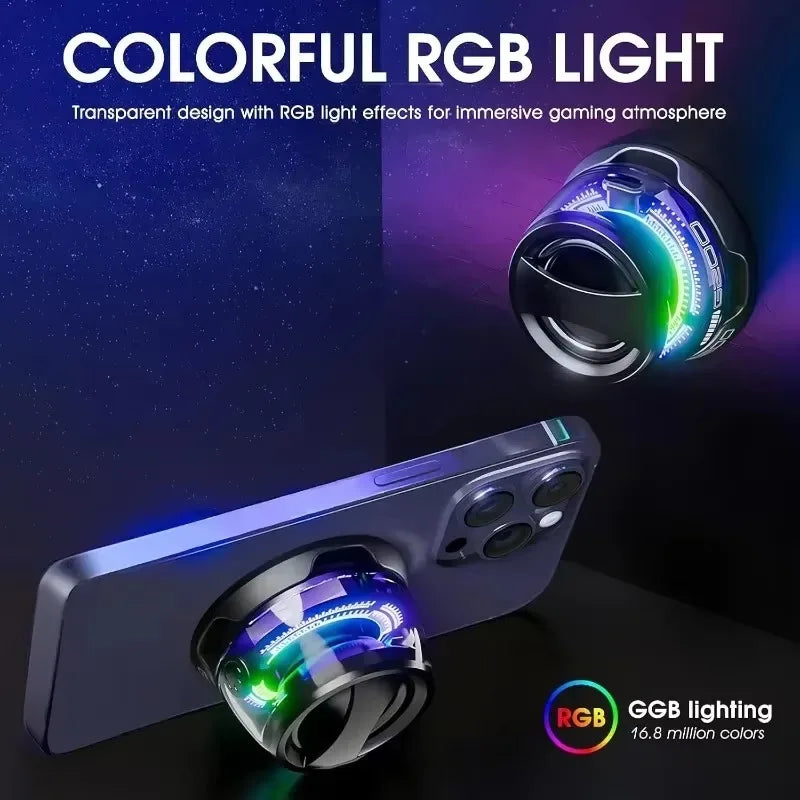 VIKEFON Portable Mini Bluetooth Speaker G200 RGB Lighting Magnetic Speaker BT5.3 Mini Sound Box 7 Hours Playback Phone Holder