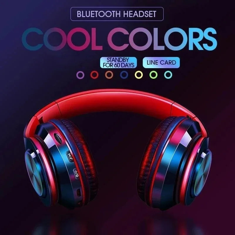 B39 Head-mounted Wireless Bluetooth 5.0 Headphones With Mic Noise Cancelling Headsets Stereo Sound Sport Gaming Earphones
