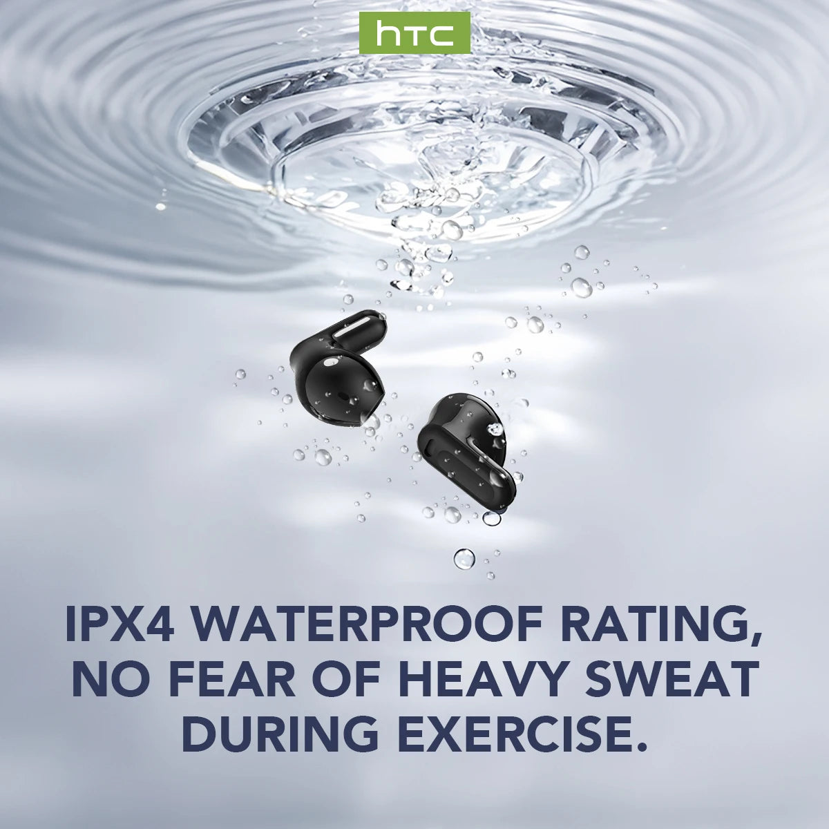Bluetooth Auricles HTC NE20 True Wireless Earphone Bluetooth 6.0 TWS LCD Display HiFi Bass Sound Headphones Type C Choice