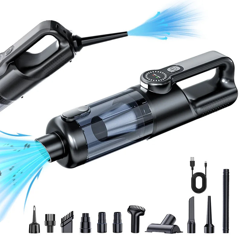 Car Vacuum Cleaner Wireless One-Button Dust Dump High-Power Portable Vacuum Cleaner Large Suction mini Handheld Vacuum Cleaner