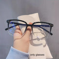 Large Square Reading Glasses , Fashionable Reading Glasses, Classic Reading Glasses for Women and Men To Read Books +1.0 To +4.0