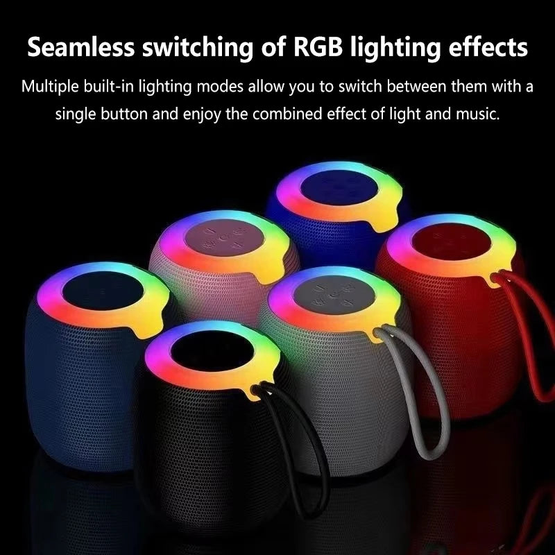 Lenovo Mini Bluetooth Speaker with Lanyard Portable Outdoor Home Mini Speaker with Deep Bass Travel Essentials Valentines