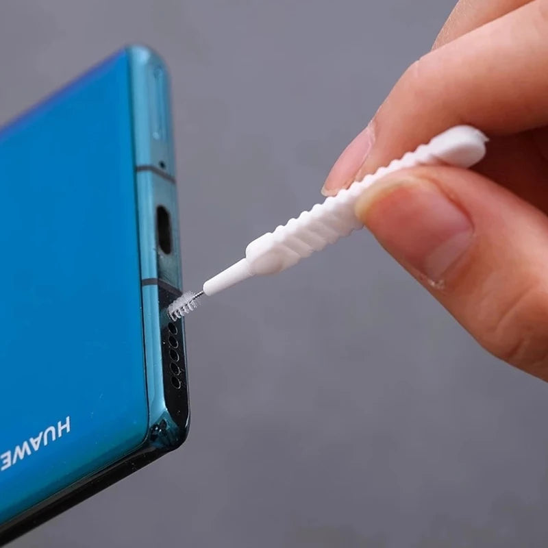66pcs Mobile Phone Charging Port Dust Plug Removal Cleaner Kit Universal Phone Dustproof Cleaning Brush For IPhone Huawei Xiaomi
