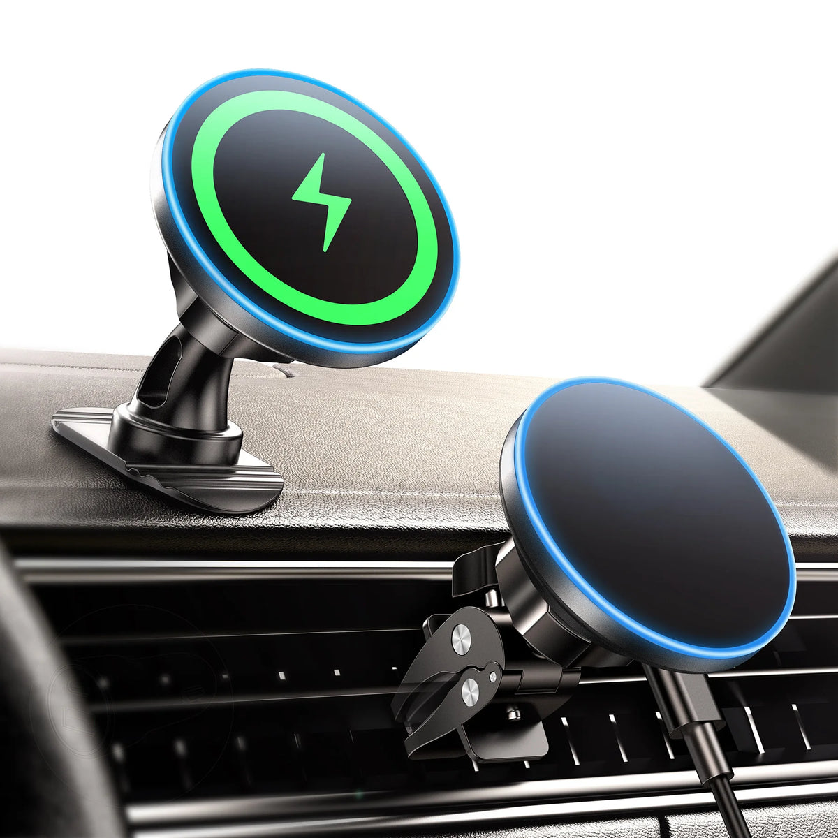 for MagSafe Car Mount Charger, 15W Magnetic Wireless Car Charger,Universal Car Wireless Charger Mount for iPhone 17/16/15/14/13