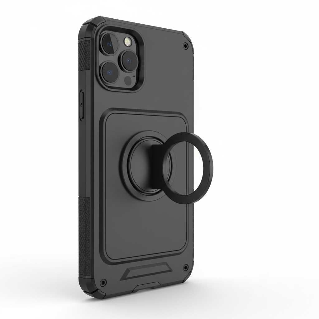Case For iPhone 17 16 15 14 13 Pro Max Plus 17 Air Magnetic Rotated Ring Kickstand Heavy Duty Drop Protection Wallet Armor Cover